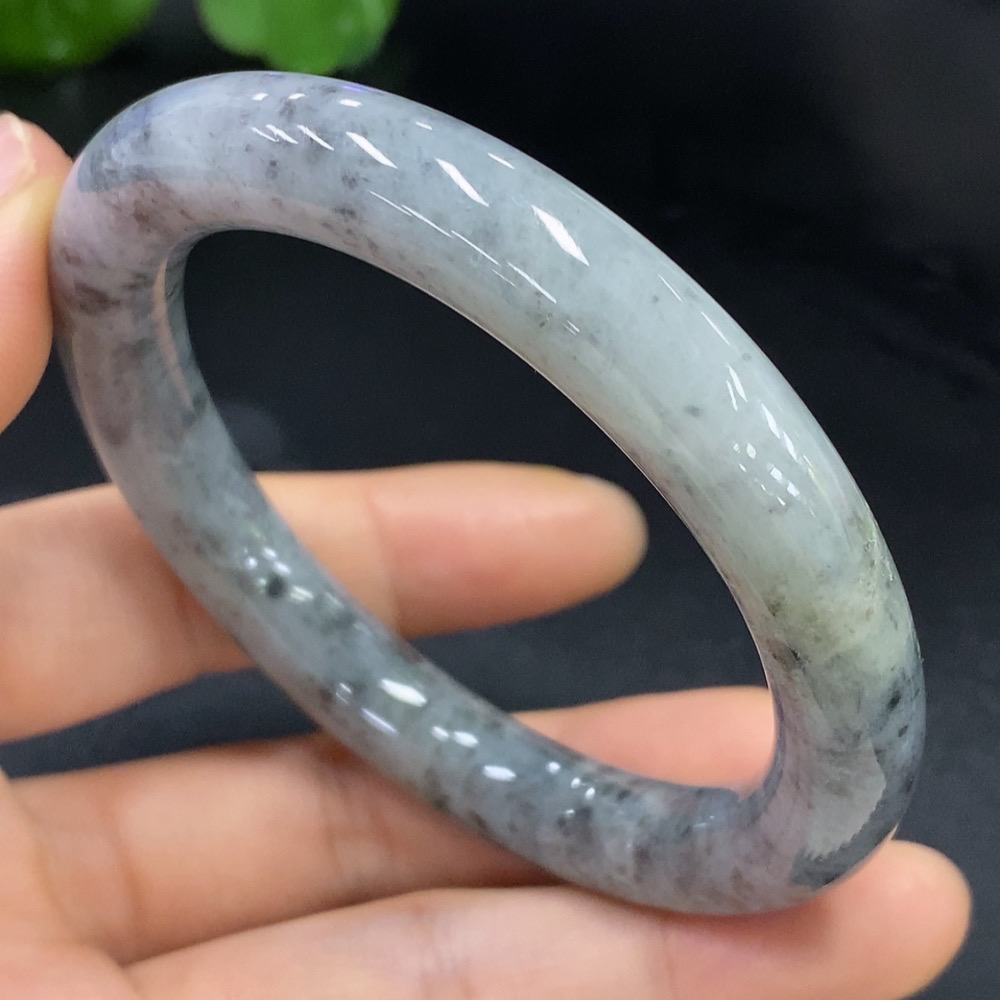 F28205464 Jadeite Round Bangle Total Weight Approx. 54.9g Size 56