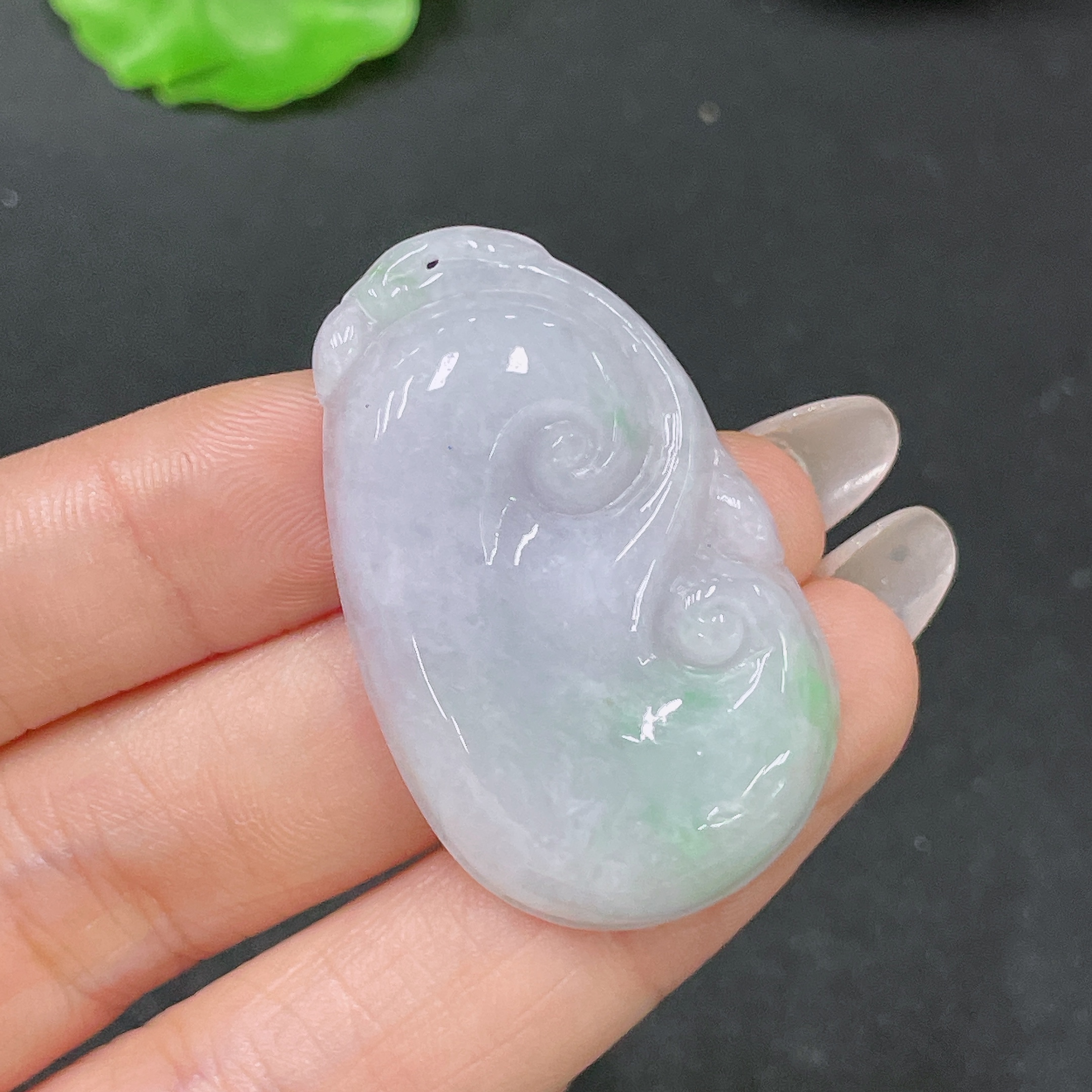 F35105719 Jadeite Pendant Ruyi Total Weight Approx. 11.77g