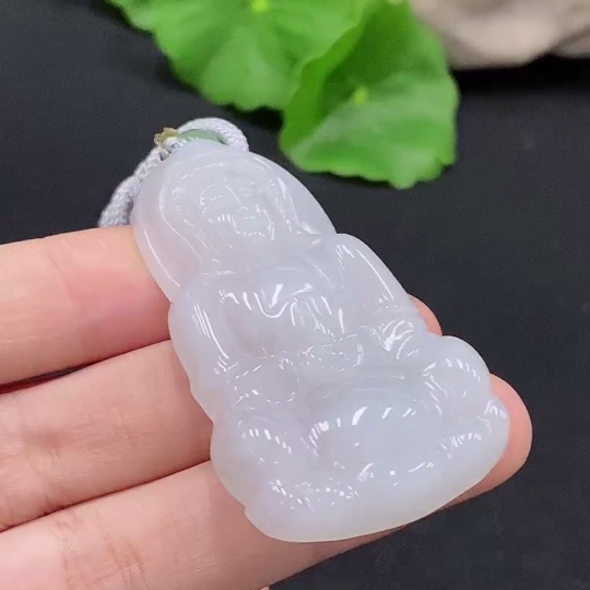 F31682761 Jadeite Guanyin Pendant Total Weight Approx. 20g