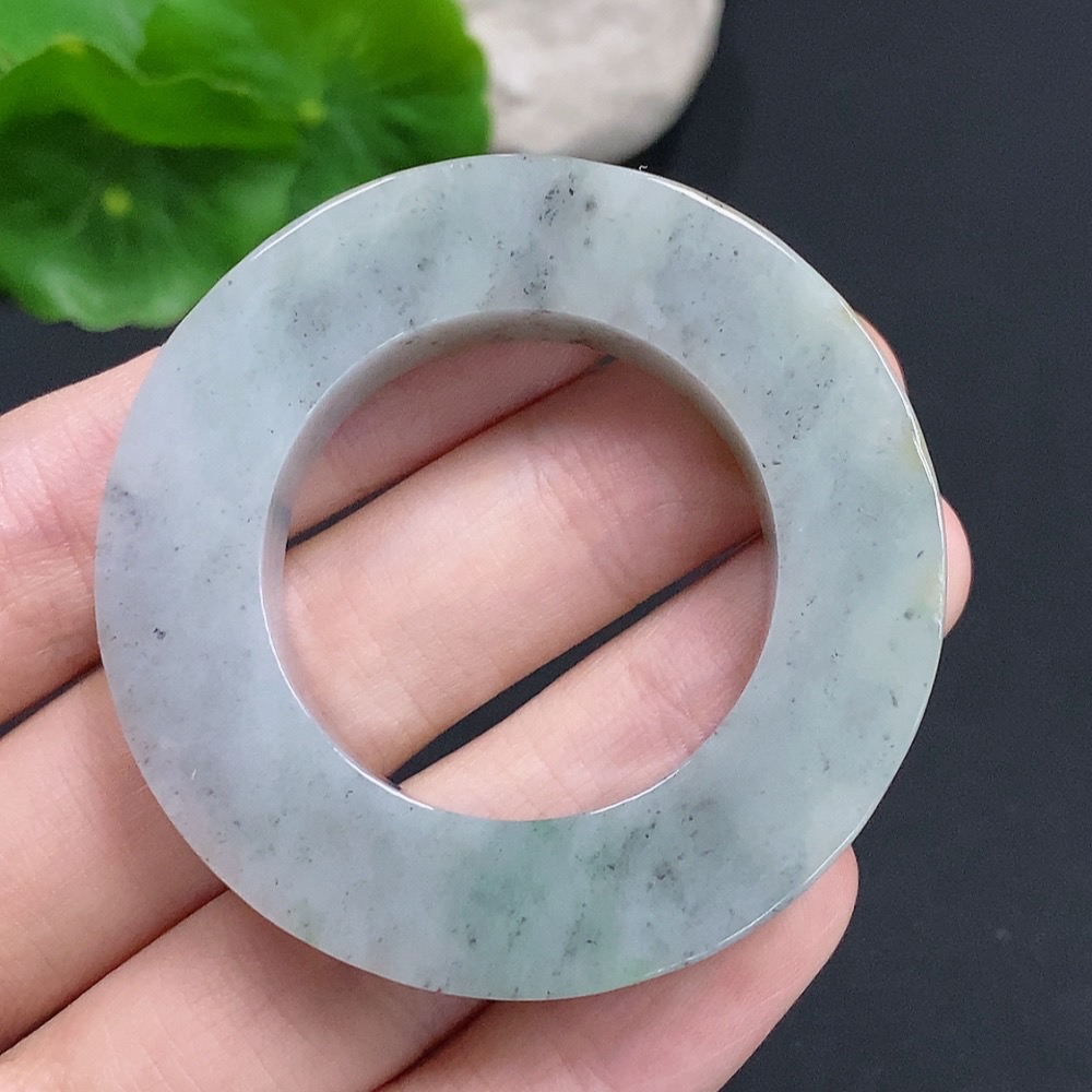 F31606295 Jadeite Donut Pendant Total Weight Approx. 44g