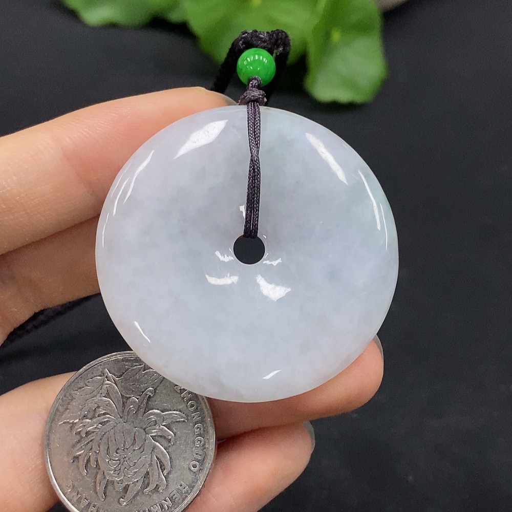 F30565632 Jadeite Peace Knot Pendant Total Weight Approx. 22.77g With Non-Grade A Beads