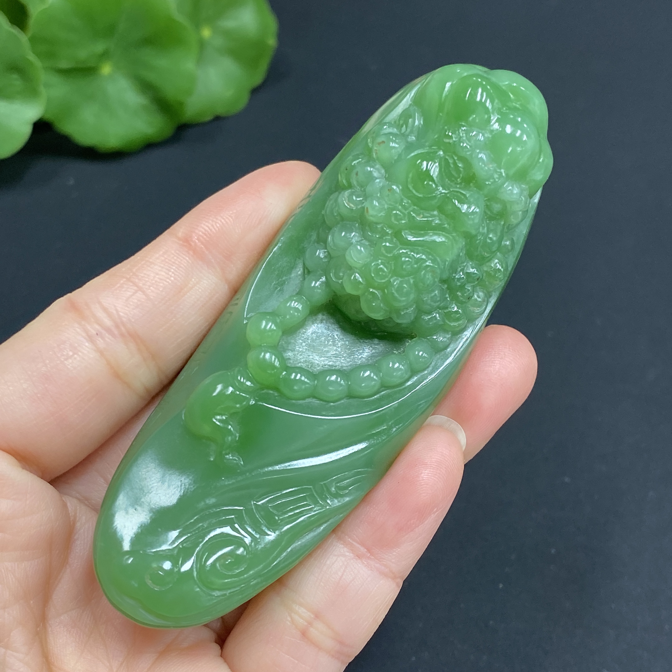 H27084522 Hetian Jade Pendant, Bodhidharma, Total Weight Approximately 93.4g