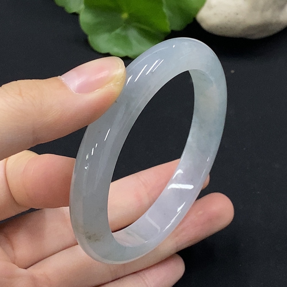 F35091743 Jadeite Round Bangle Size 55 Total Weight Approx. 43.83g