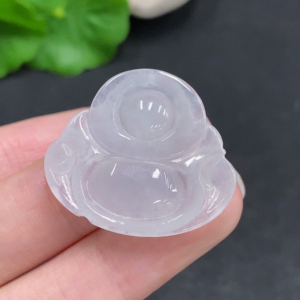 F34003332 Jadeite Buddha Pendant Total Weight Approximately 5.4g
