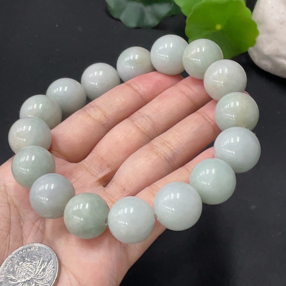 F20298768 Jadeite Bracelet Approx. 16.5mm Total Weight 125.323g