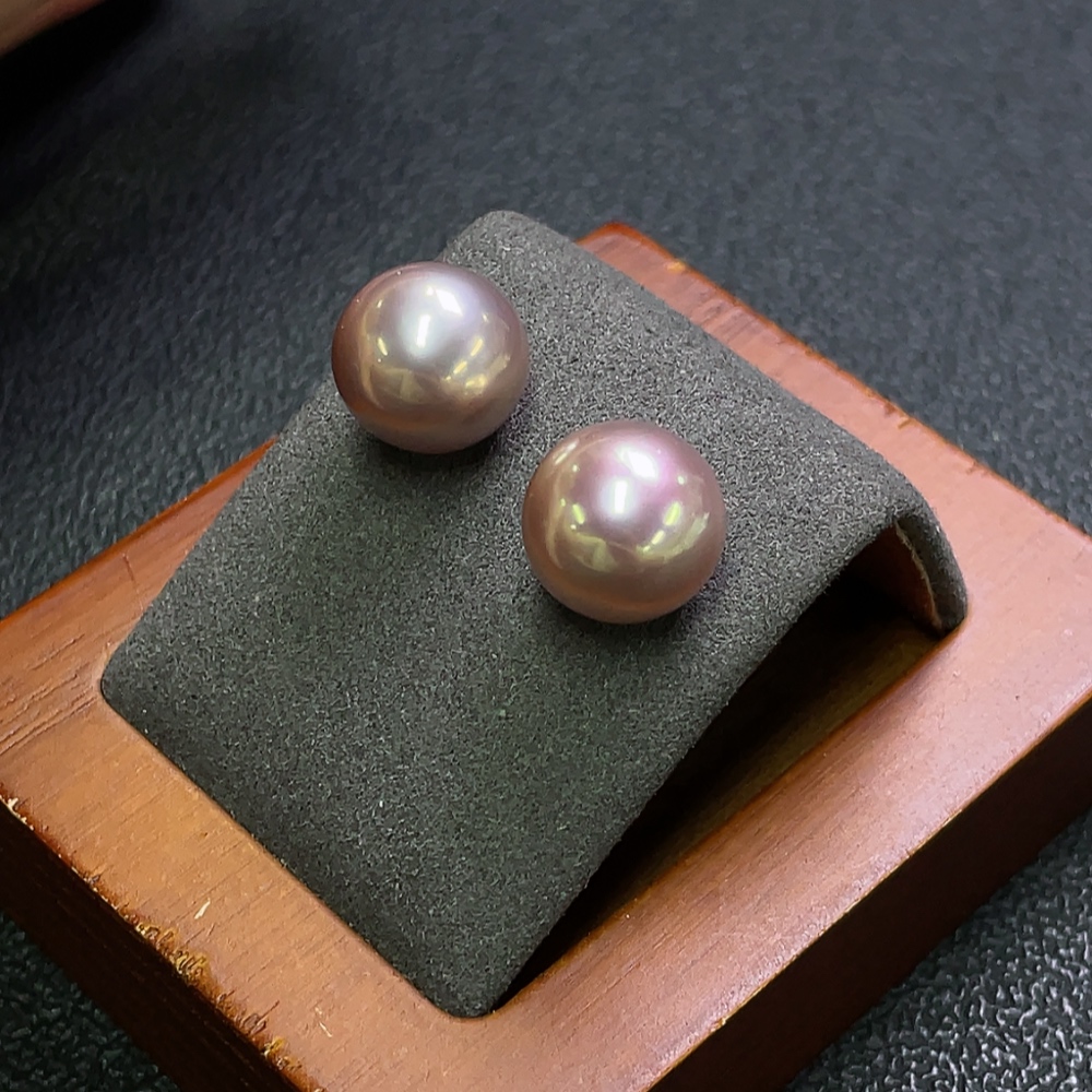 C28222921 Pearl Earrings 18K Gold Setting Total Weight Approx. 5.15g Size 11.9mm