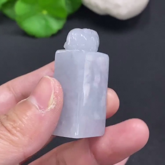 F27086557 Jadeite Seal Total Weight about 31.5g