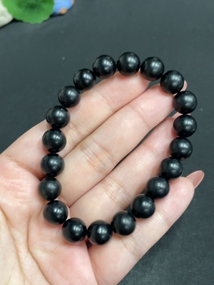 H34011641 Hetian Jade Bracelet, Approx. 10.1 mm, Total Weight Approx. 32.6g, Color Origin Undetermined, Contains Other Mineral Components