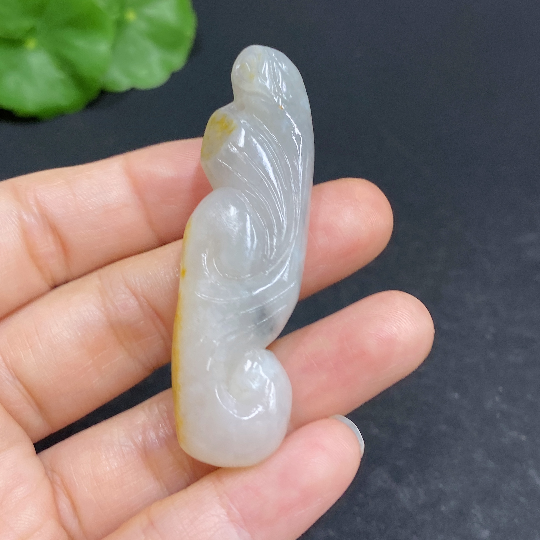 H32814150 Hetian Jade Pendant Ruyi Total Weight Approx. 16.5g Undetermined Skin Color Origin