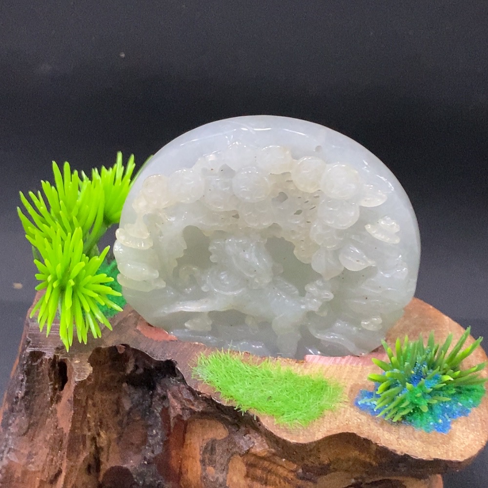 F29411879 Jadeite Ornament with Base