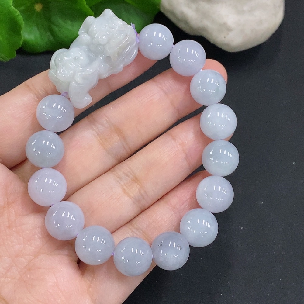 F35107452 Jadeite Pi Xiu Bracelet, Total Weight Approx. 48.6g, Size About 11.3mm