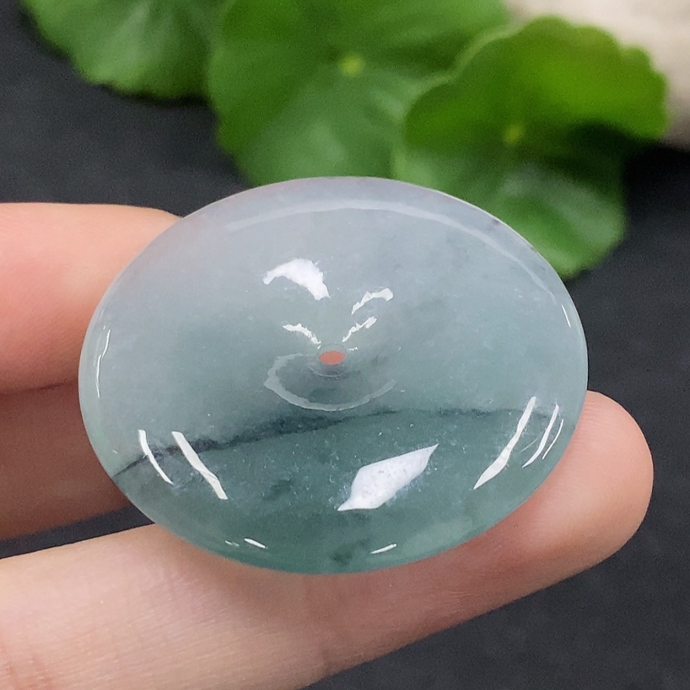 F33926554 Jadeite Safety Buckle Pendant Total weight approx. 13.7g (including other mineral components)