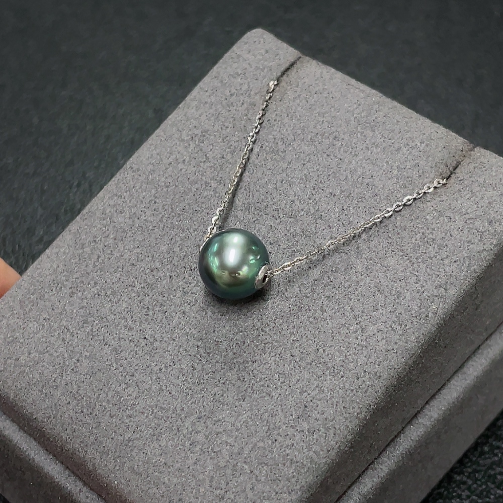 C34007682 Seawater Pearl Pendant Non-Gold Total Weight Approx. 2.48g With Chain Card 9.9mm