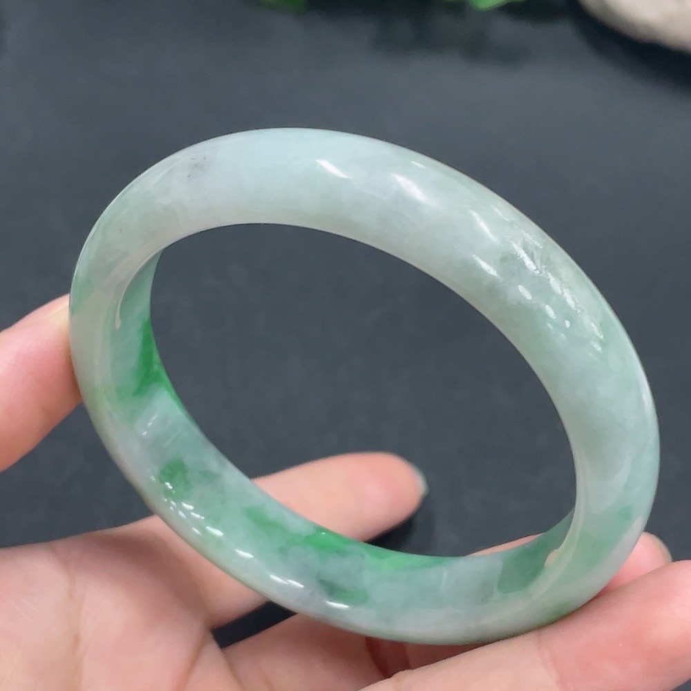 F21421968 Jadeite Bangle Size 59.5mm Total Weight Approx. 60.82g