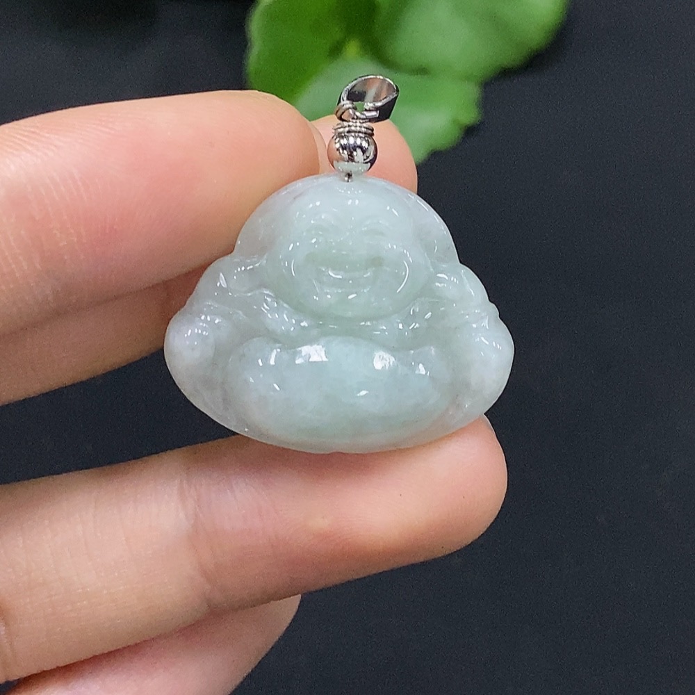 F30549998 JadeiteBuddha Pendant