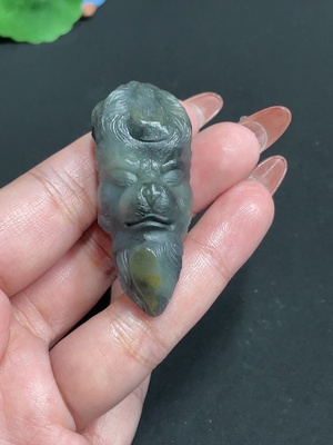 H35100381 Hetian Jade Pendant, Total Weight Approx. 36g, Undetermined Skin Color Origin