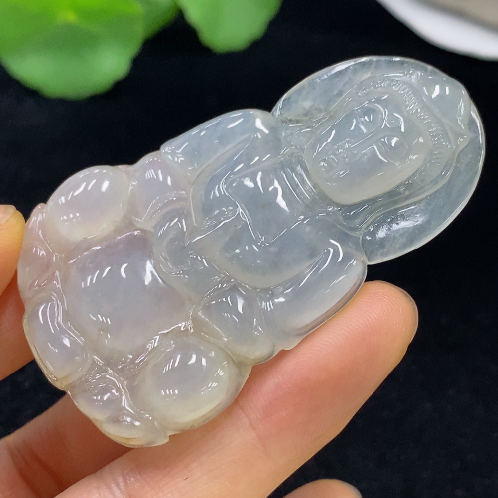 F35136893 Jadeite Pendant Guanyin Total Weight Approx. 23.52g