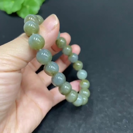 H33846119 Khotan Jade Bracelet, about 9.8mm, total weight about 30.4g