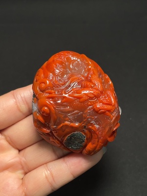 C43159182 南红玛瑙挂件 可见有机物 货品总重约122.3g