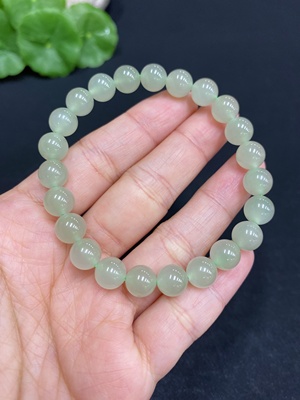 H31693570 Hetian Jade Bracelet approx. 7.6mm total weight approx. 17g