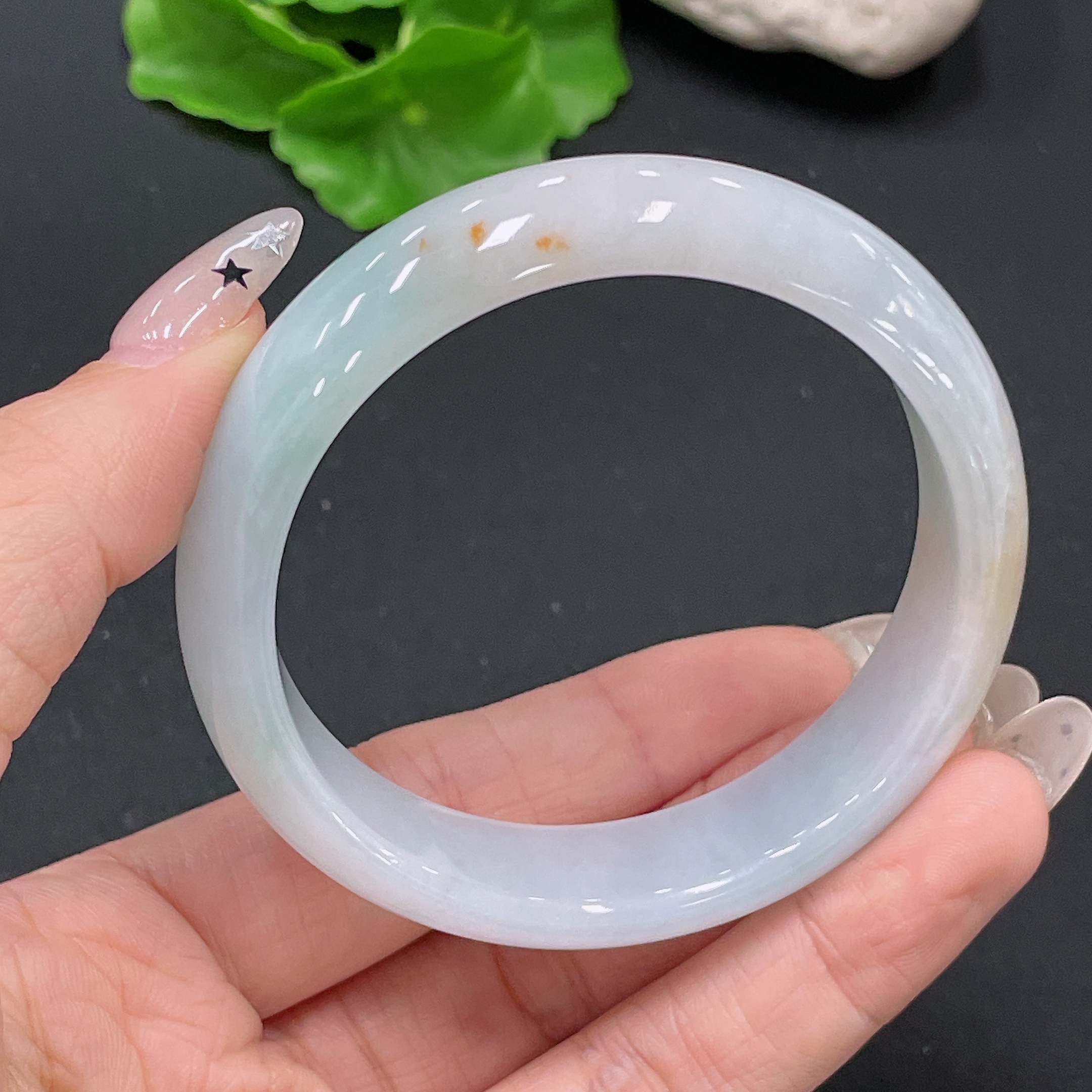 F35159241 Jadeite Round Bracelet Total Weight Approx. 55.3g Size 55.8