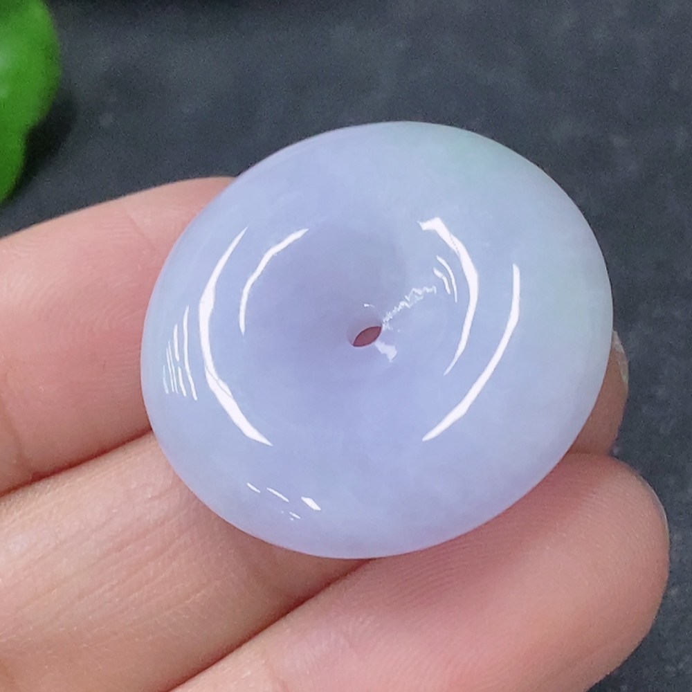 F33888156 Jadeite Pendant Ping An Kou, total weight approx. 9.16g