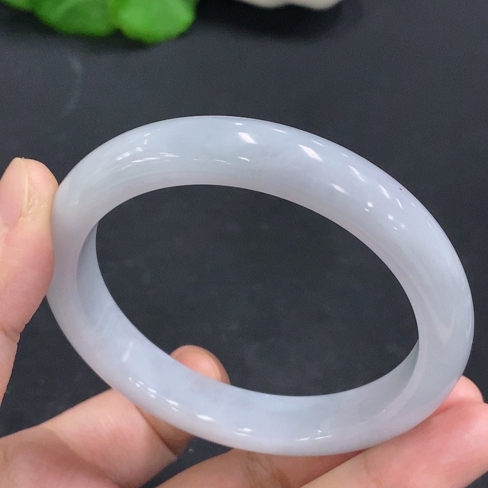 F24812785 Jadeite Round Bangle Size 58.8 Total Weight Approx. 53.8g
