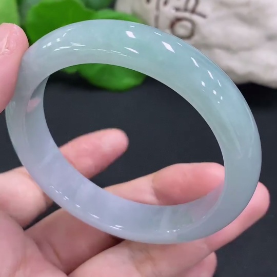 F33904727 Jadeite Round Bracelet Size 53.9 Total Weight Approx. 48.3g