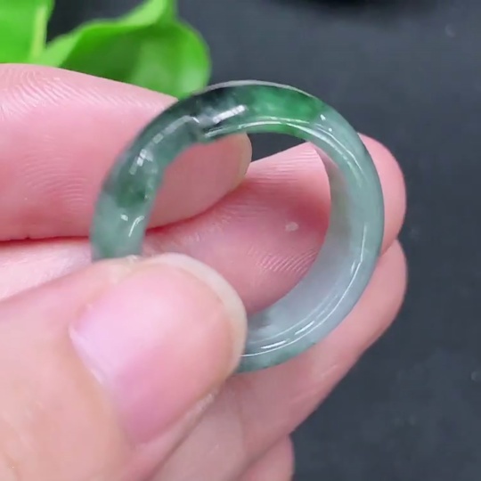 F33919961 Jadeite Ring Total Weight Approx. 3.5g With Other Mineral Components Size 17