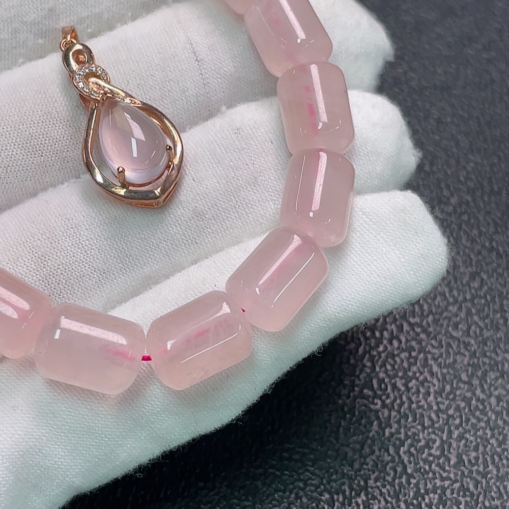 C34989307 Crystal Bracelet + Pendant Non供求Gold Total Weight Approx. 31.45g Sell as a Lot