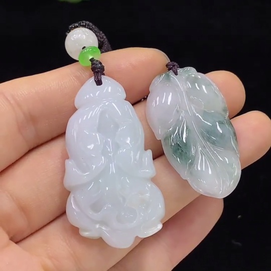 F30443465 One Lot of Jadeite Pendants with Non-Grade A Beads