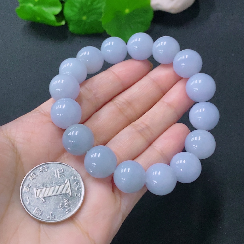 F28251066 Jadeite Bracelet, Approx. 13.3mm, Total Weight Approx. 62.9g