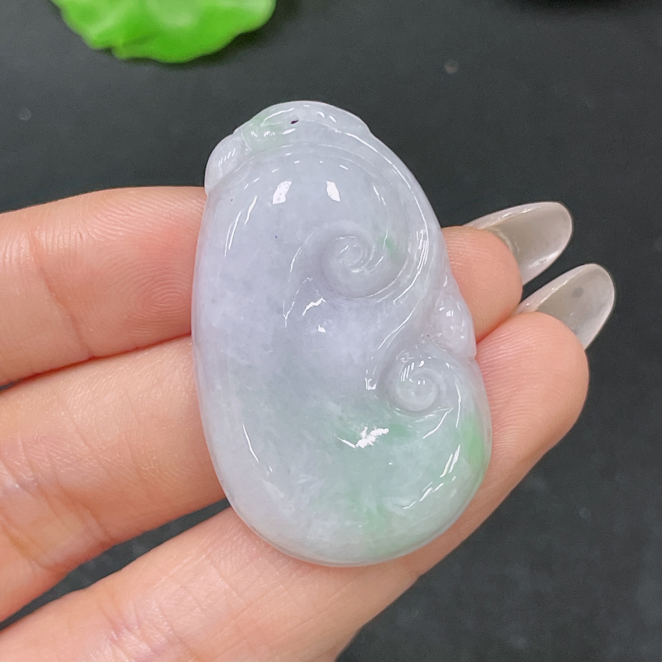 F35105719 Jadeite Pendant Ruyi Total Weight Approx. 11.77g