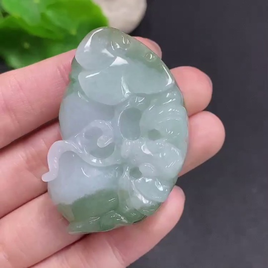 F35078547 Jadeite Fortune Before Your Eyes Pendant, Total Weight Approximately 47.8 Grams