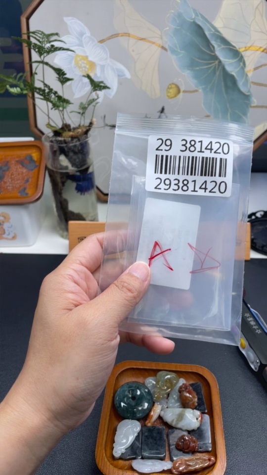 F29381420 Jadeite Pendant Sell as a Lot Color Origin Undetermined