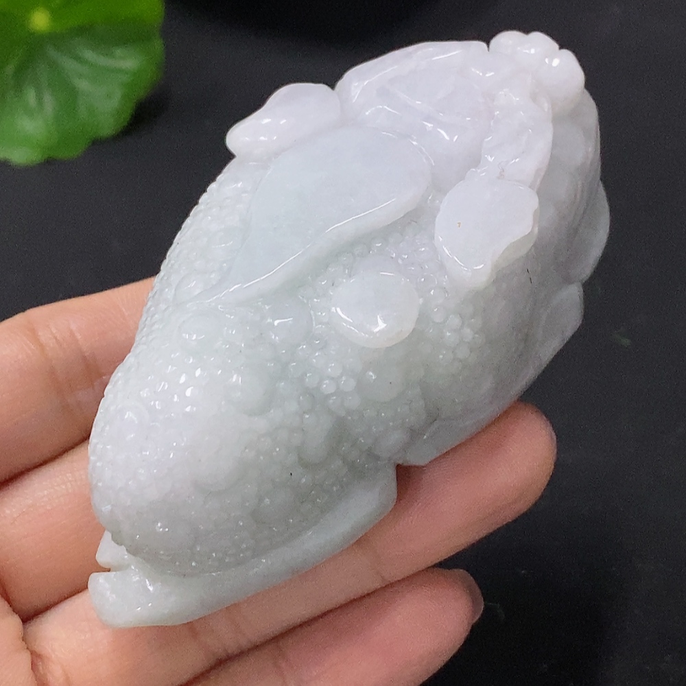 F35088918 Jadeite Ornament Golden Toad Total Weight Approx.125.79g