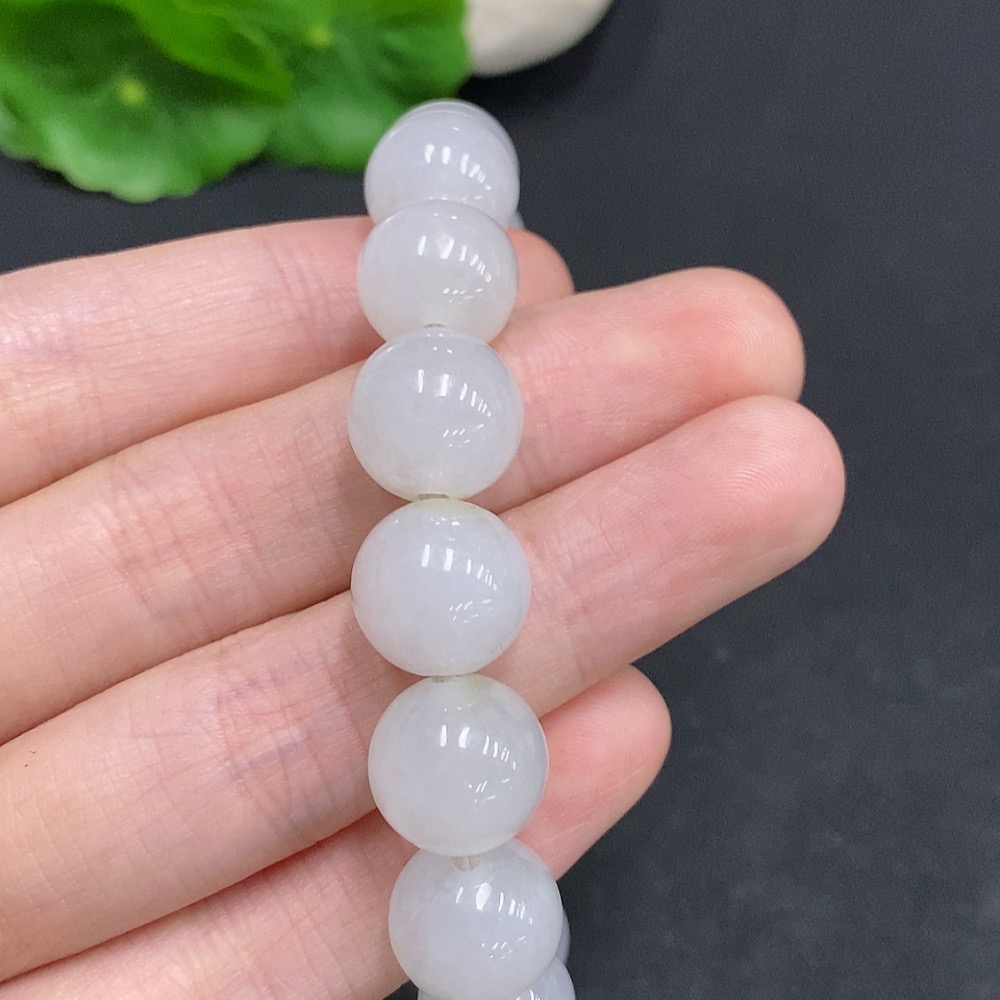 F33906441 Jadeite Bracelet Total Weight About 48g Size Approx.12mm