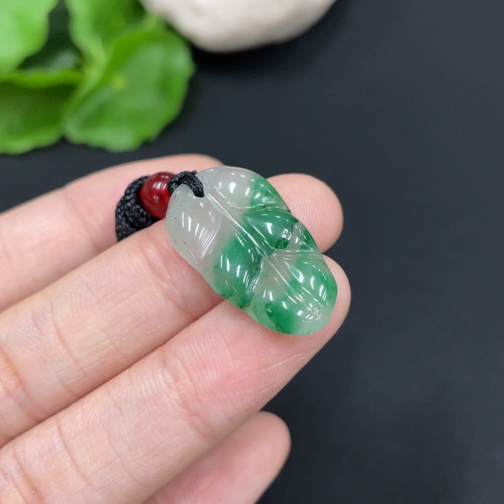 H29413816 African Emerald (Dulong Jade) Pendant