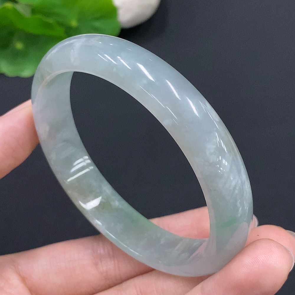 F29364969 Jadeite Round Bracelet Size 56.9 Total Weight Approx. 41.8g