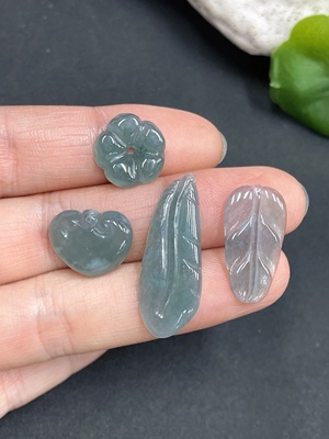 F12286102 Jadeite Inlaid Pendant Set Wholesale