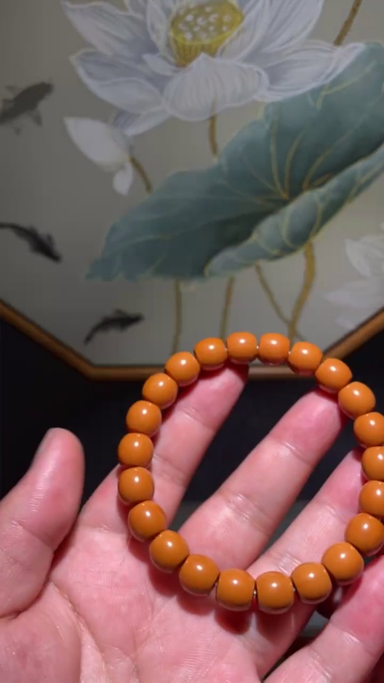 W33914595 Monkey Head Bead Bracelet, approx. 15.22g, 10mm