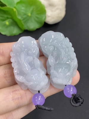 F46554303 翡翠挂件一手走 配珠非翡翠
