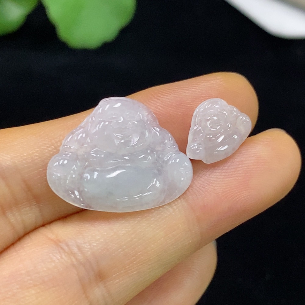 F34024397 Jadeite Inlaid Pieces Sell as a Lot