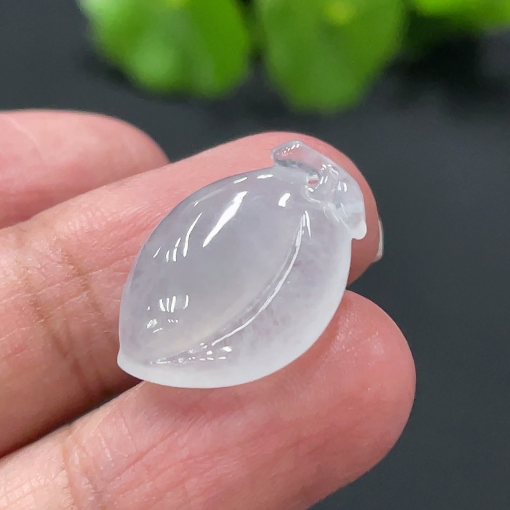 F32756250 Jadeite Fu Peach Pendant, Total Weight Approx. 2.56g