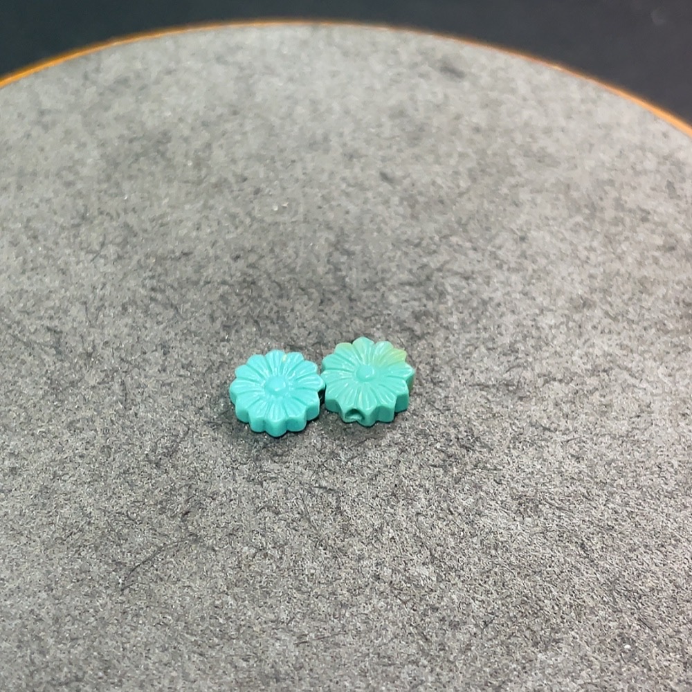 C34990694 Turquoise Jewelry with Other Mineral Components, Total Weight Approx. 0.67g, Sell as a Lot