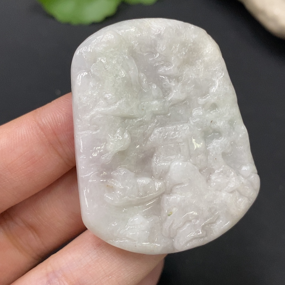 F27069179 Jadeite Pendant Total Weight Approx. 24.3g Landscape
