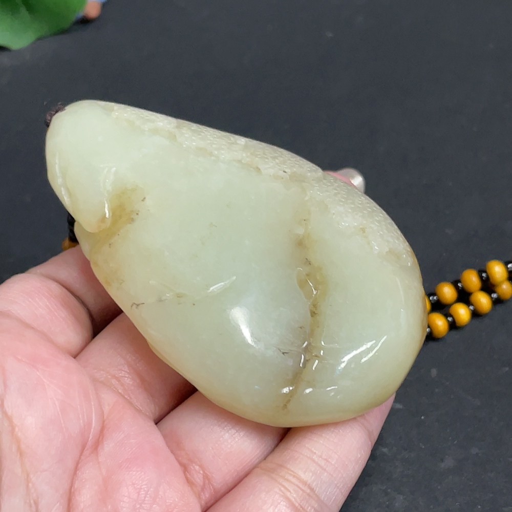 H30464005 Hetian Jade Pendant Landscape Total Weight Approx. [including chain] 119.2g