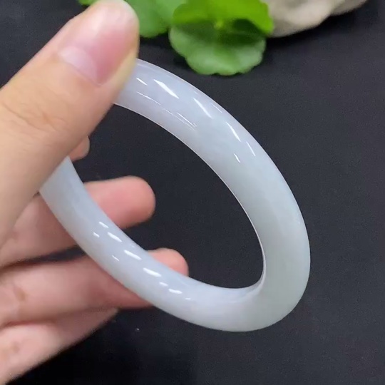 F33926851 Jadeite Round Bangle Size 57.3 Total Weight Approx. 54.39g