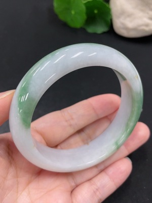 F30548136 Jadeite Round Bracelet Size 58.5 Total Weight Approx. 75.5g
