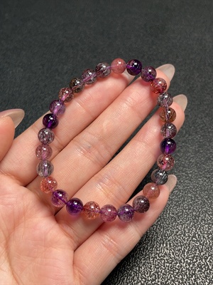 C34009593 Crystal Bracelet Total Weight About 10.21g Size About 6.4mm
